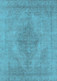 Oriental Light Blue Industrial Rug, urb1935lblu