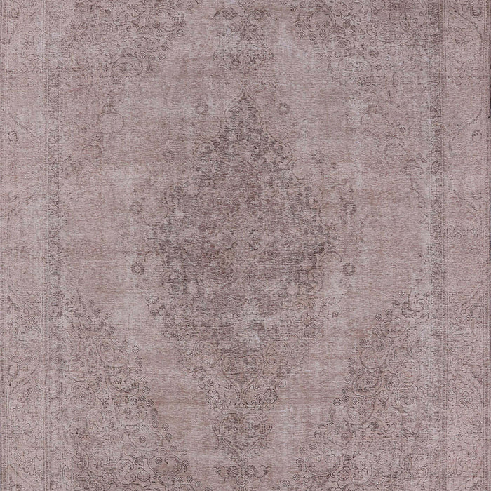 Machine Washable Industrial Modern Rose Dust Purple Rug, wshurb1935