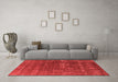 Industrial Red Washable Rugs