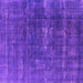 Square Oriental Purple Industrial Rug, urb1936pur