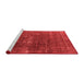 Industrial Red Washable Rugs