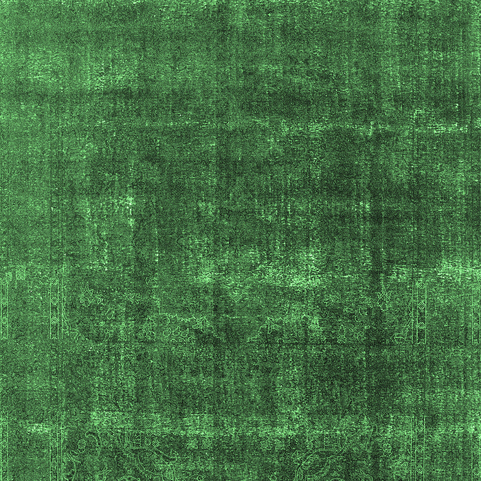 Oriental Emerald Green Industrial Rug, urb1936emgrn