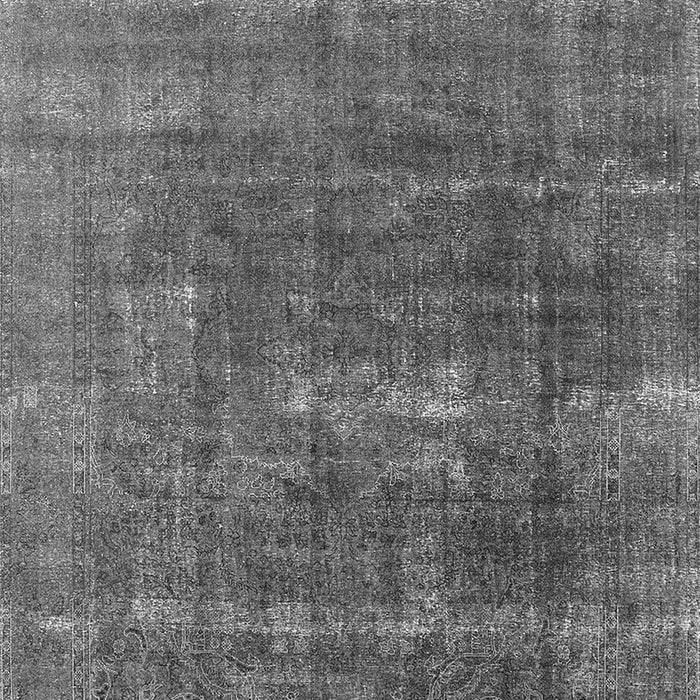 Machine Washable Oriental Gray Industrial Rug, wshurb1936gry