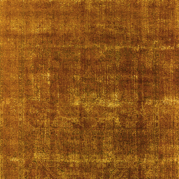Oriental Yellow Industrial Rug, urb1936yw