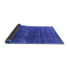 Sideview of Oriental Blue Industrial Rug, urb1936blu