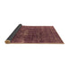 Sideview of Oriental Brown Industrial Rug, urb1936brn