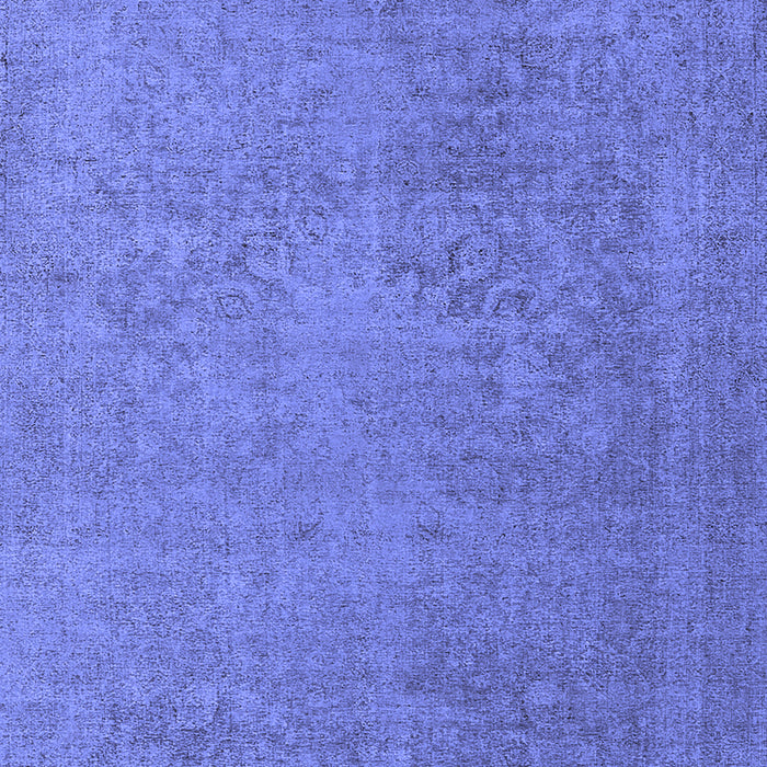 Machine Washable Oriental Blue Industrial Rug, wshurb1938blu