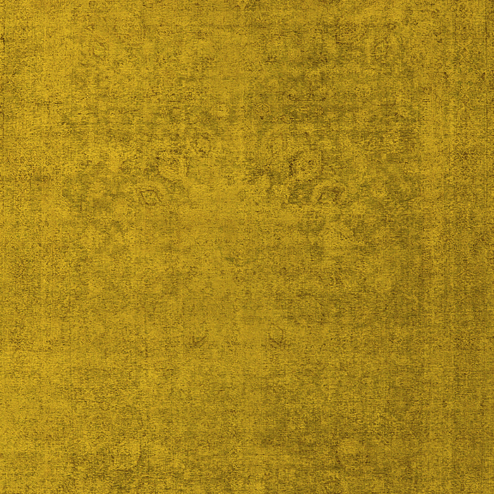 Machine Washable Oriental Yellow Industrial Rug, wshurb1938yw