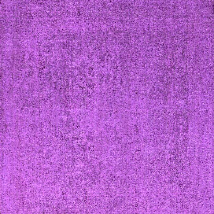 Square Machine Washable Oriental Purple Industrial Area Rugs, wshurb1938pur