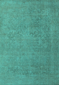 Oriental Turquoise Industrial Rug, urb1938turq