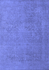 Oriental Blue Industrial Rug, urb1938blu