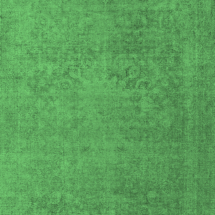 Machine Washable Oriental Emerald Green Industrial Area Rugs, wshurb1938emgrn