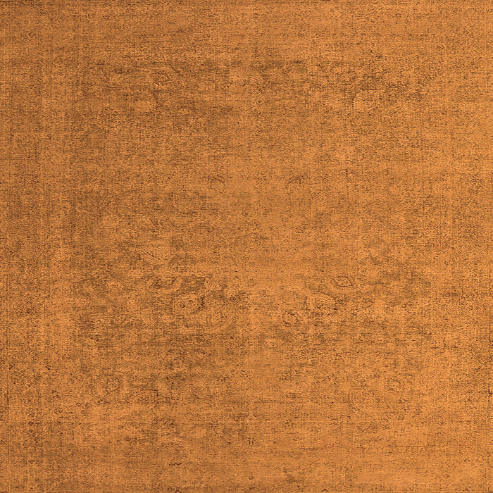 Square Oriental Orange Industrial Rug, urb1938org