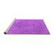 Sideview of Machine Washable Oriental Purple Industrial Area Rugs, wshurb1939pur