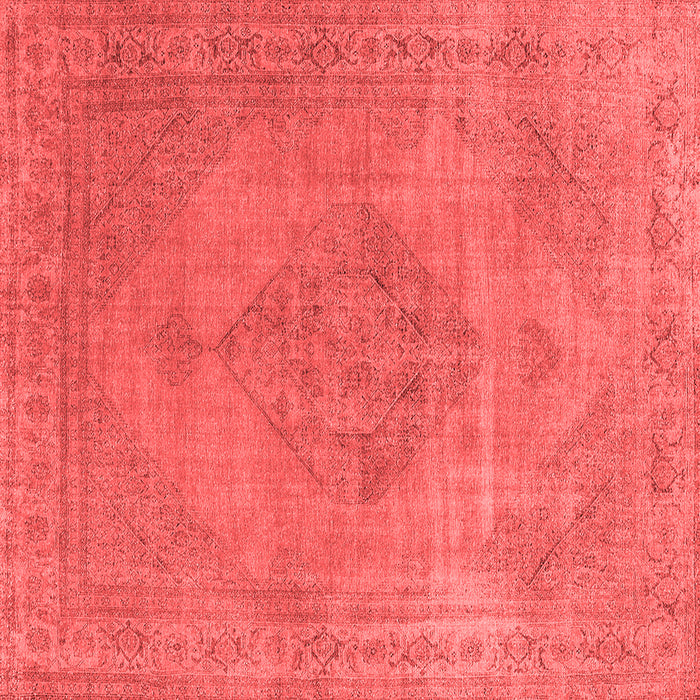Machine Washable Oriental Red Industrial Rug, wshurb1939red