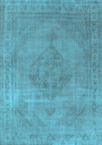 Oriental Light Blue Industrial Rug, urb1939lblu