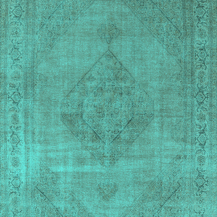Oriental Turquoise Industrial Rug, urb1939turq