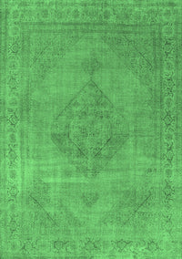 Oriental Emerald Green Industrial Rug, urb1939emgrn