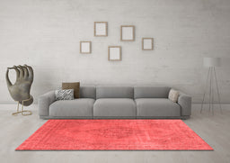 Industrial Red Washable Rugs