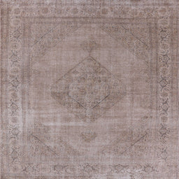 Square Machine Washable Industrial Modern Rose Dust Purple Rug, wshurb1939