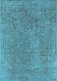 Oriental Light Blue Industrial Rug, urb1940lblu