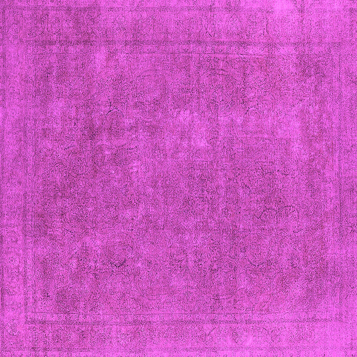 Square Machine Washable Oriental Pink Industrial Rug, wshurb1940pnk