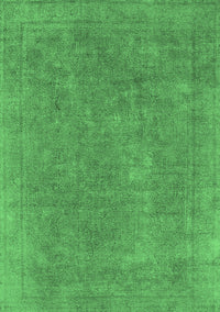 Oriental Emerald Green Industrial Rug, urb1940emgrn