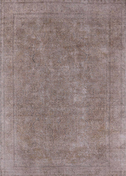 Machine Washable Industrial Modern Mauve Taupe Purple Rug, wshurb1940