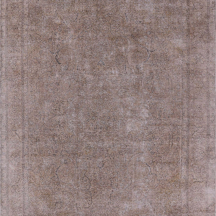 Machine Washable Industrial Modern Mauve Taupe Purple Rug, wshurb1940