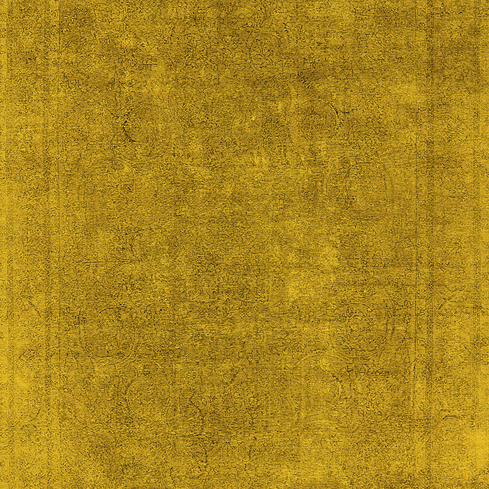 Oriental Yellow Industrial Rug, urb1940yw