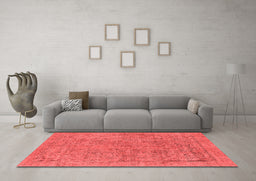 Industrial Red Washable Rugs