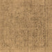 Square Oriental Brown Industrial Rug, urb1941brn