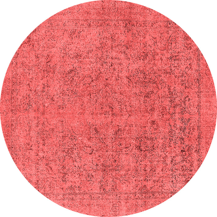 Machine Washable Oriental Red Industrial Rug, wshurb1941red