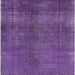 Square Mid-Century Modern Bright Purple Oriental Rug, urb1942