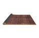 Sideview of Oriental Brown Industrial Rug, urb1942brn