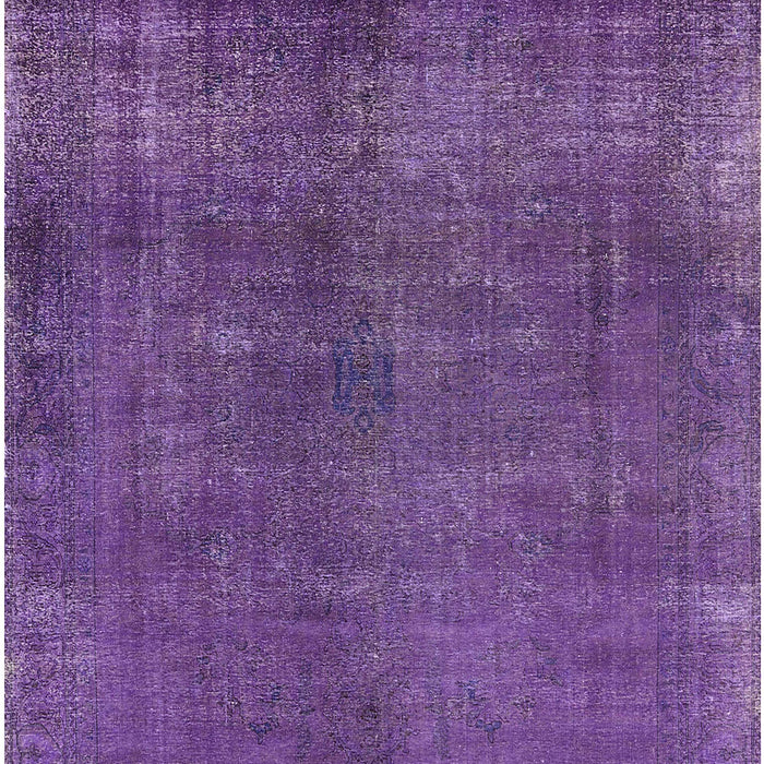 Mid-Century Modern Bright Purple Oriental Rug, urb1942