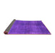 Sideview of Oriental Purple Industrial Rug, urb1942pur