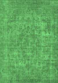 Oriental Emerald Green Industrial Rug, urb1943emgrn