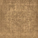 Square Oriental Brown Industrial Rug, urb1943brn