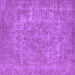 Square Oriental Purple Industrial Rug, urb1943pur