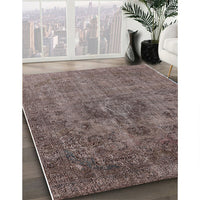 Mid-Century Modern Coffee Brown Oriental Rug, urb1944