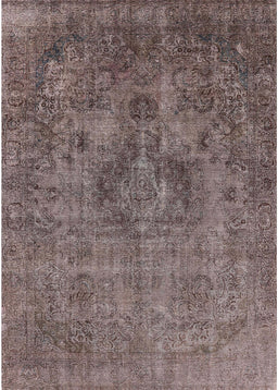Mid-Century Modern Coffee Brown Oriental Rug, urb1944