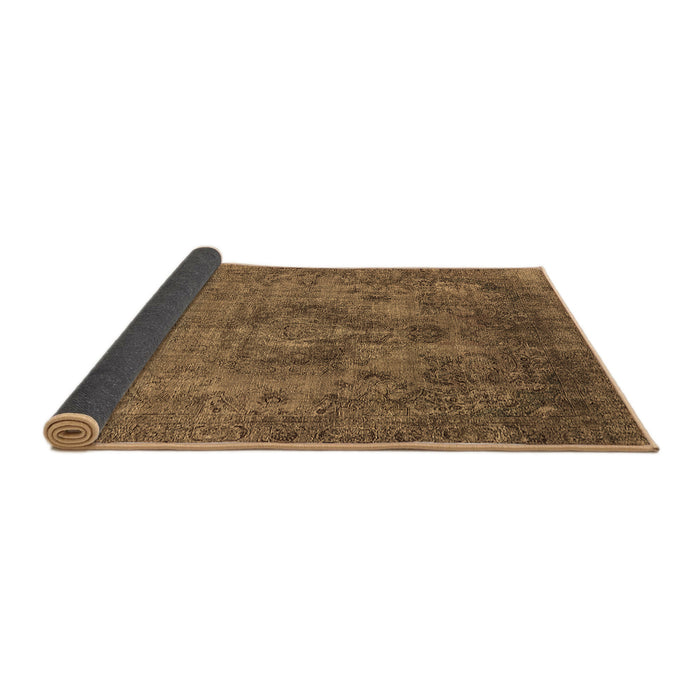 Sideview of Oriental Brown Industrial Rug, urb1944brn