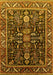 Oriental Yellow Industrial Rug, urb1945yw