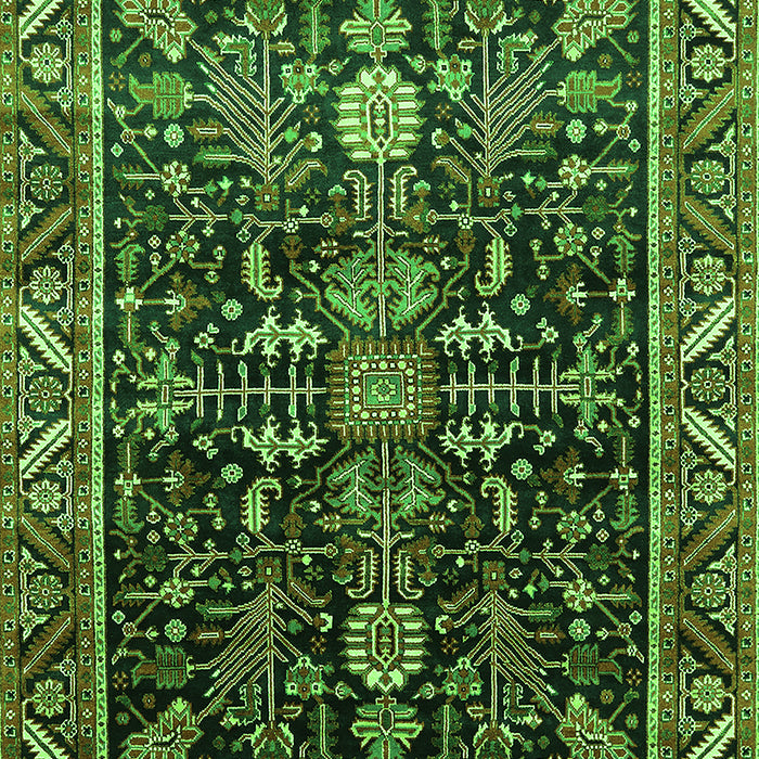 Oriental Green Industrial Rug, urb1945grn