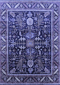 Oriental Blue Industrial Rug, urb1945blu