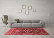 Industrial Red Washable Rugs