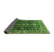 Sideview of Oriental Green Industrial Rug, urb1945grn