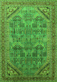 Oriental Green Industrial Rug, urb1946grn