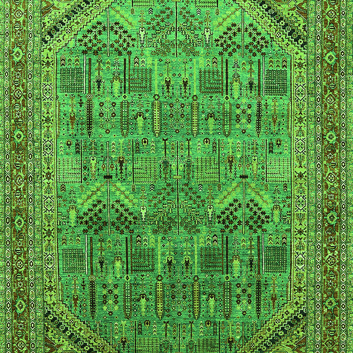 Oriental Green Industrial Rug, urb1946grn